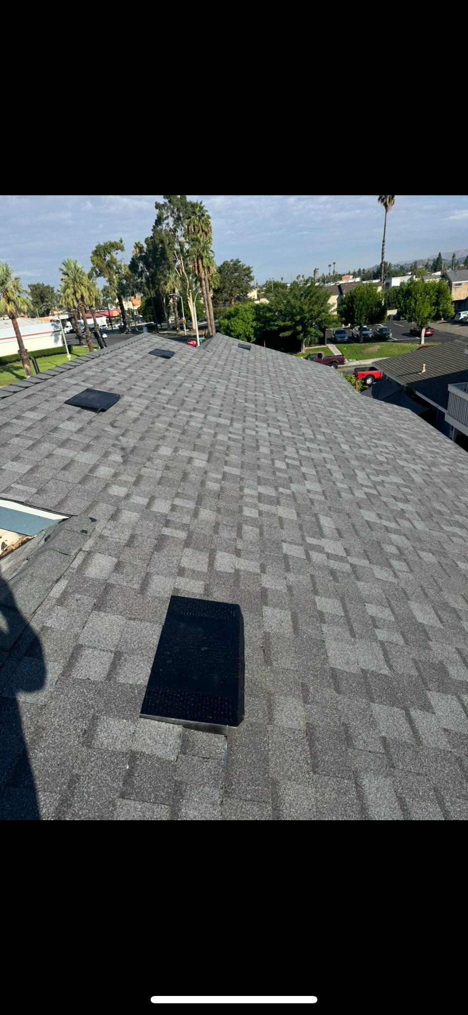 Commercial flat roof